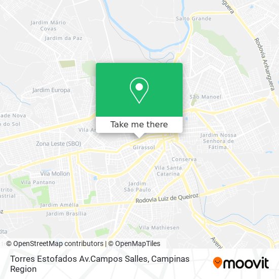 Mapa Torres Estofados Av.Campos Salles