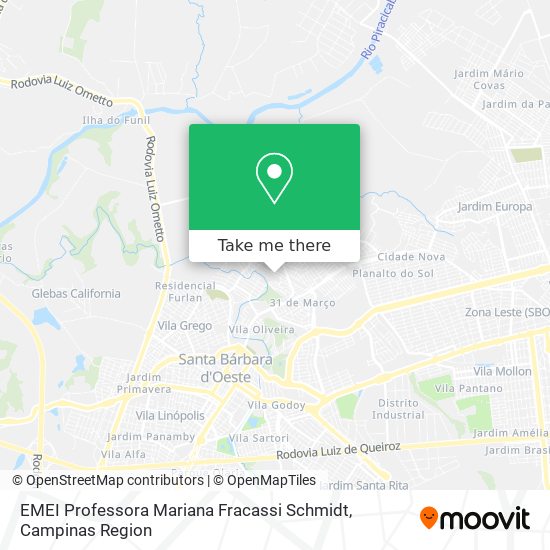 EMEI Professora Mariana Fracassi Schmidt map