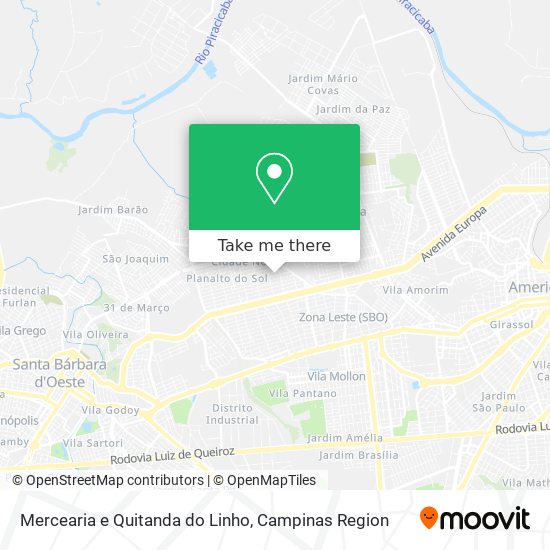 Mercearia e Quitanda do Linho map