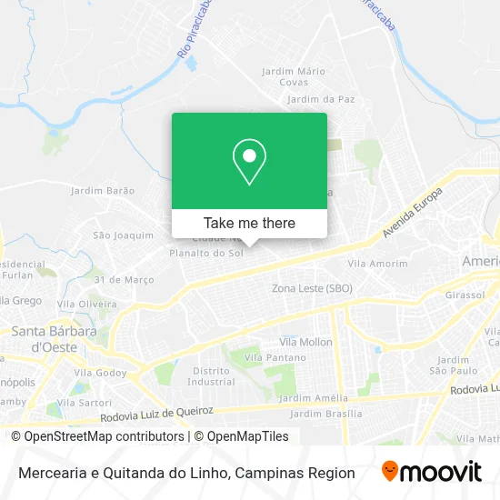 Mercearia e Quitanda do Linho map