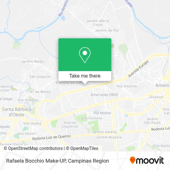 Rafaela Bocchio Make-UP map