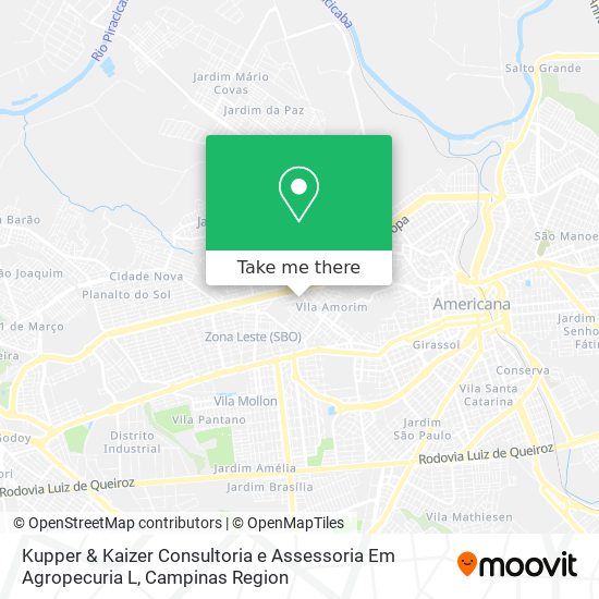 Kupper & Kaizer Consultoria e Assessoria Em Agropecuria L map