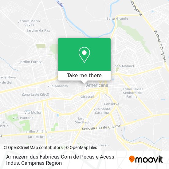 Armazem das Fabricas Com de Pecas e Acess Indus map