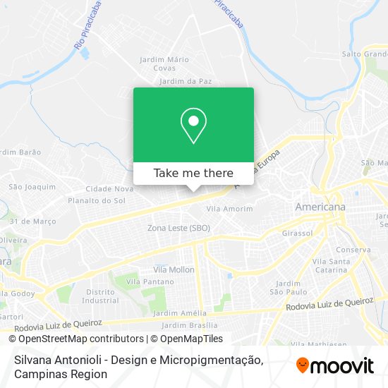 Mapa Silvana Antonioli - Design e Micropigmentação