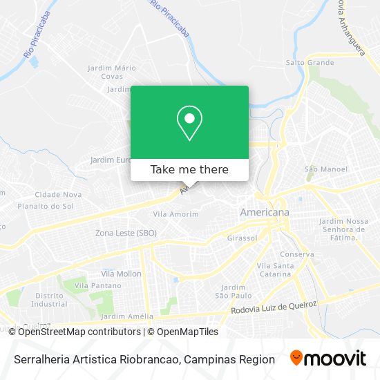 Serralheria Artistica Riobrancao map