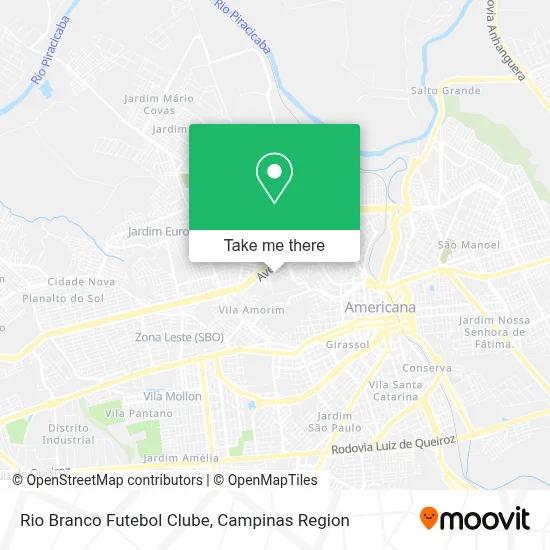 Rio Branco Futebol Clube map
