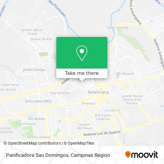 Panificadora Sao Domingos map