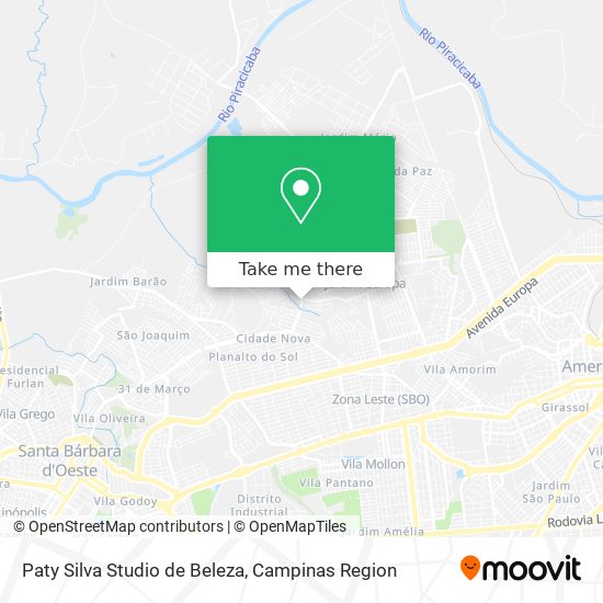Paty Silva Studio de Beleza map