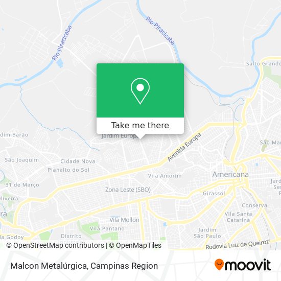 Malcon Metalúrgica map