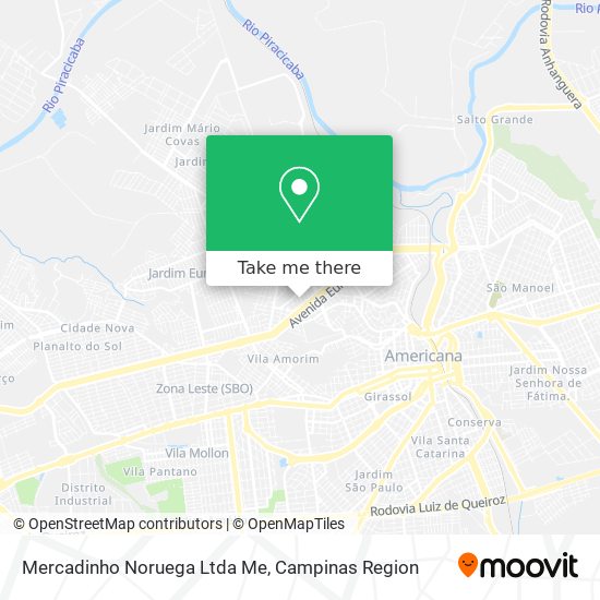 Mercadinho Noruega Ltda Me map