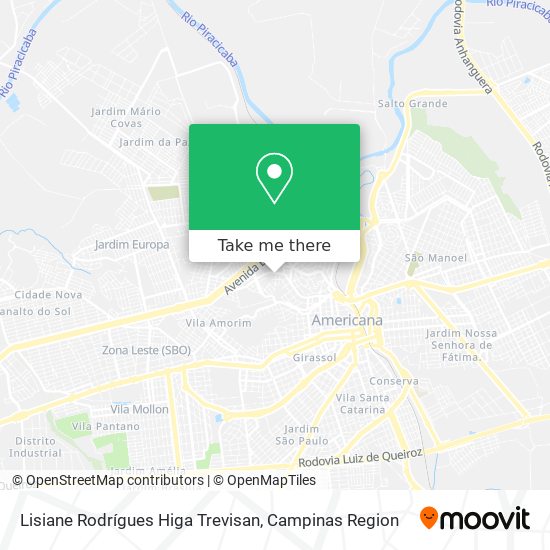 Lisiane Rodrígues Higa Trevisan map