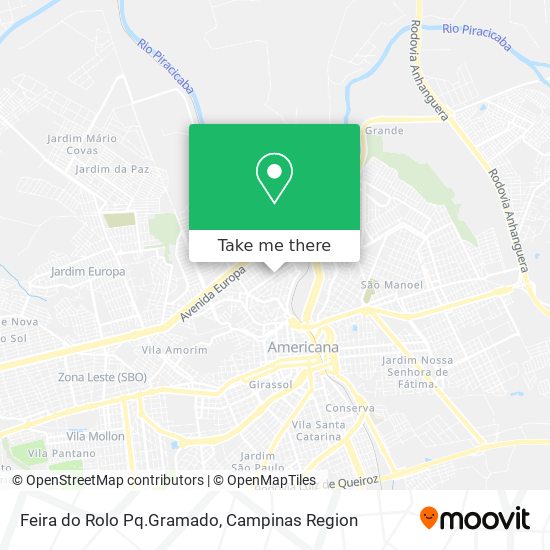 Feira do Rolo Pq.Gramado map