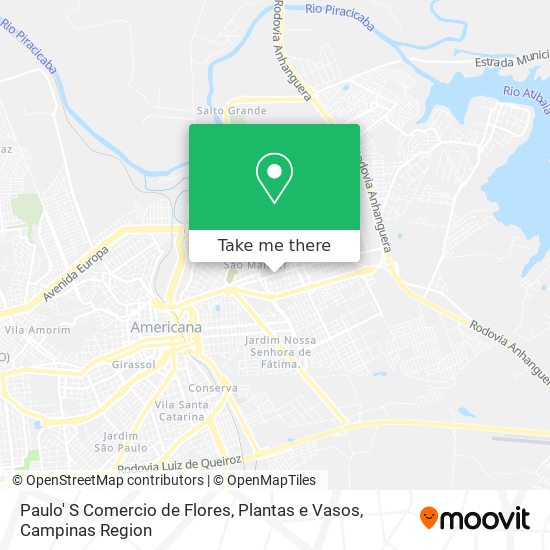 Paulo' S Comercio de Flores, Plantas e Vasos map