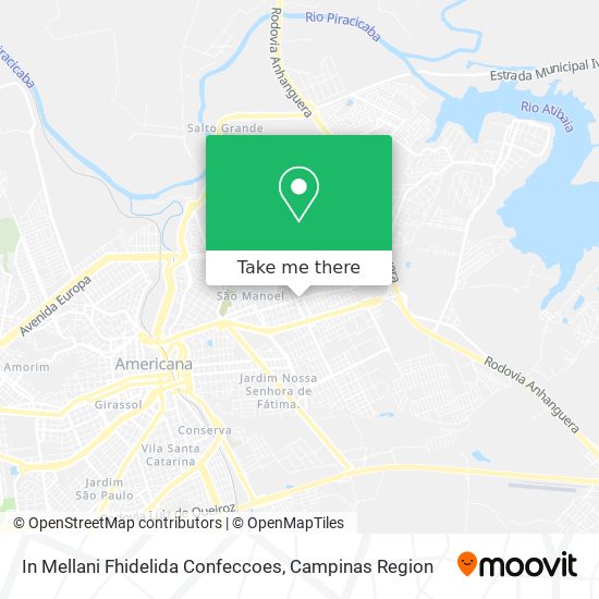 In Mellani Fhidelida Confeccoes map