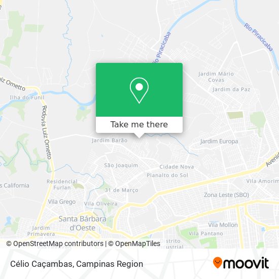 Mapa Célio Caçambas