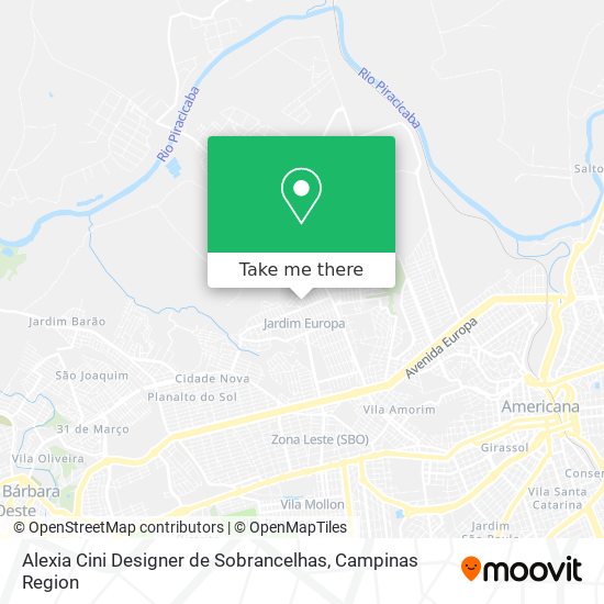 Alexia Cini Designer de Sobrancelhas map