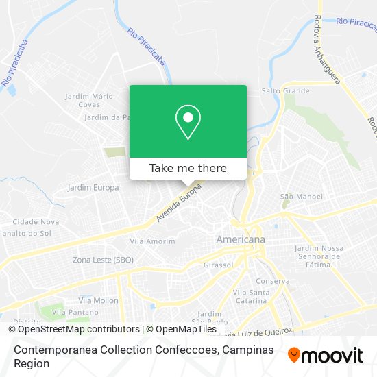 Contemporanea Collection Confeccoes map