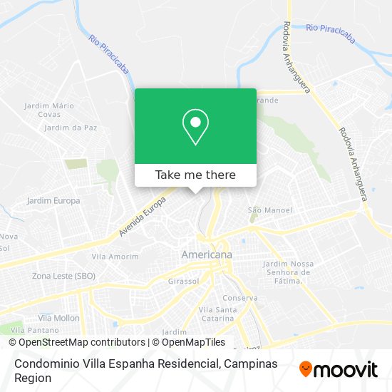 Condominio Villa Espanha Residencial map