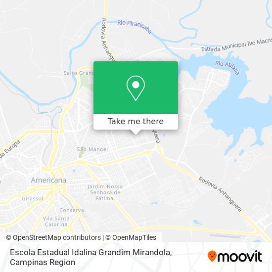 Escola Estadual Idalina Grandim Mirandola map