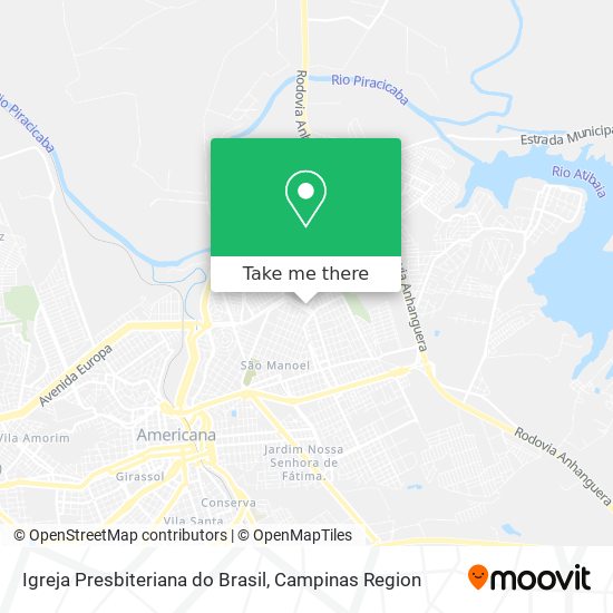 Igreja Presbiteriana do Brasil map