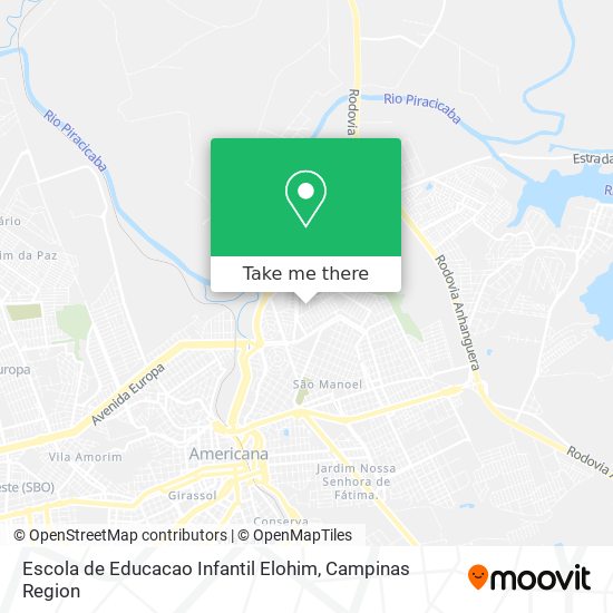 Escola de Educacao Infantil Elohim map
