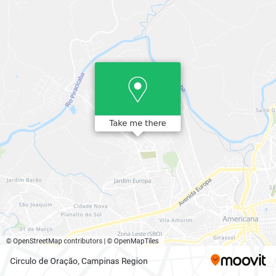 Circulo de Oração map