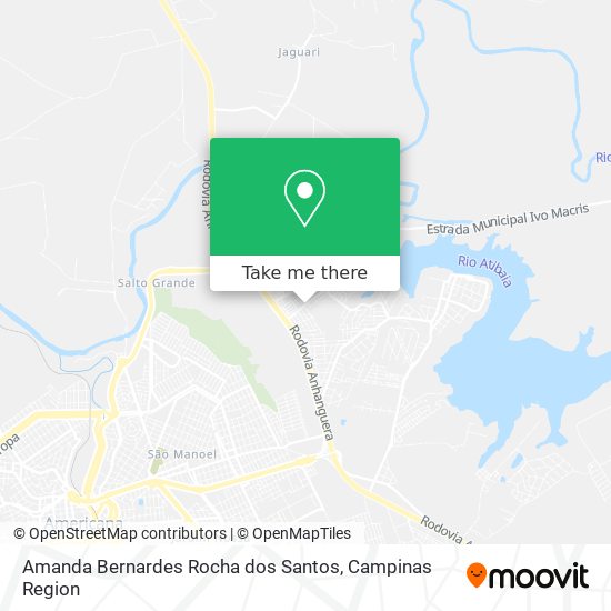 Amanda Bernardes Rocha dos Santos map