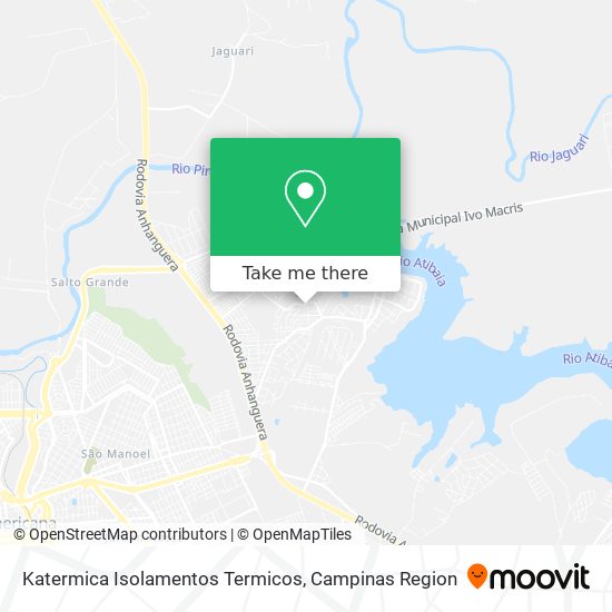 Katermica Isolamentos Termicos map