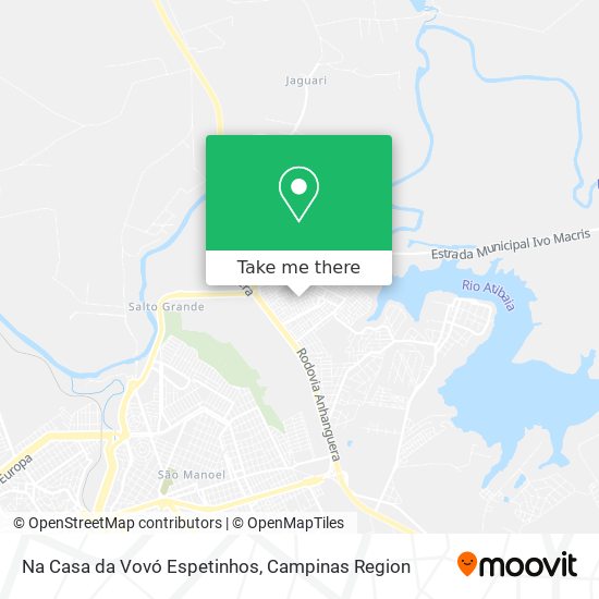 Na Casa da Vovó Espetinhos map