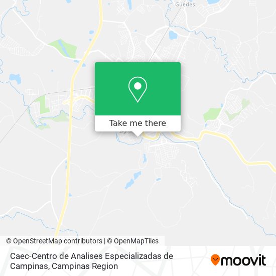 Caec-Centro de Analises Especializadas de Campinas map