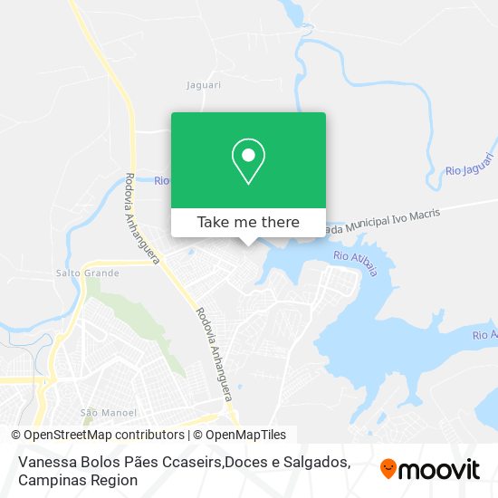 Mapa Vanessa Bolos Pães Ccaseirs,Doces e Salgados