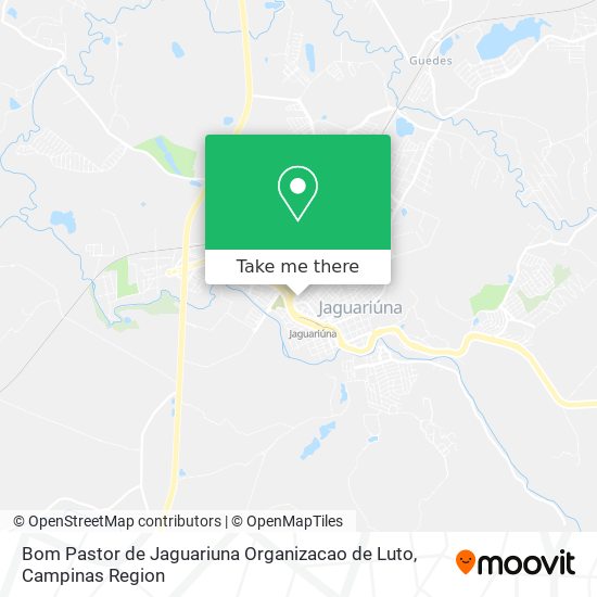 Bom Pastor de Jaguariuna Organizacao de Luto map
