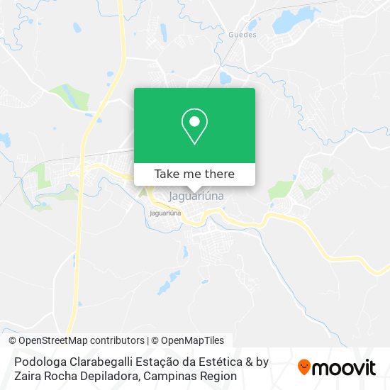 Podologa Clarabegalli Estação da Estética & by Zaira Rocha Depiladora map