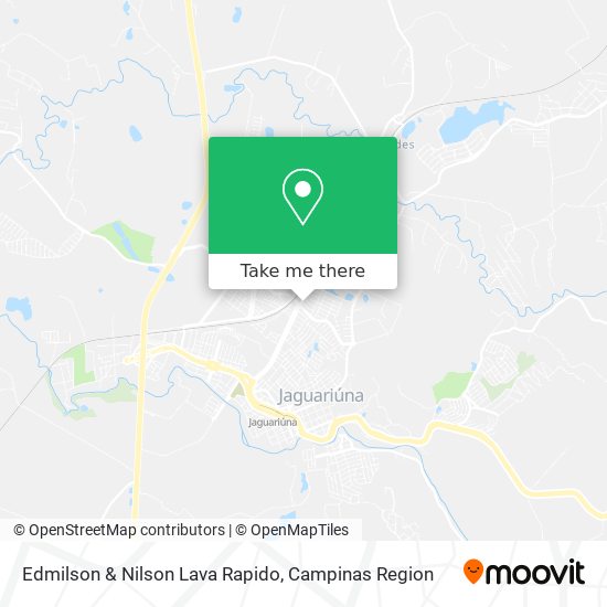 Edmilson & Nilson Lava Rapido map