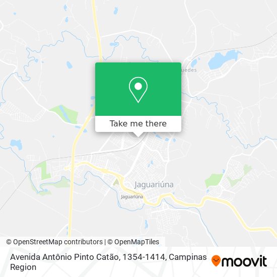 Avenida Antônio Pinto Catão, 1354-1414 map