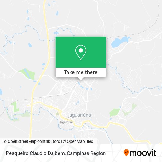 Pesqueiro Claudio Dalbem map