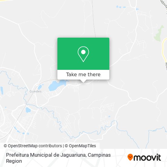 Prefeitura Municipal de Jaguariuna map