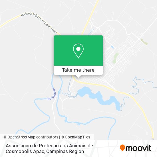 Associacao de Protecao aos Animais de Cosmopolis Apac map