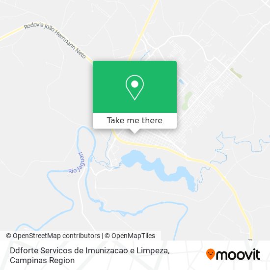 Mapa Ddforte Servicos de Imunizacao e Limpeza