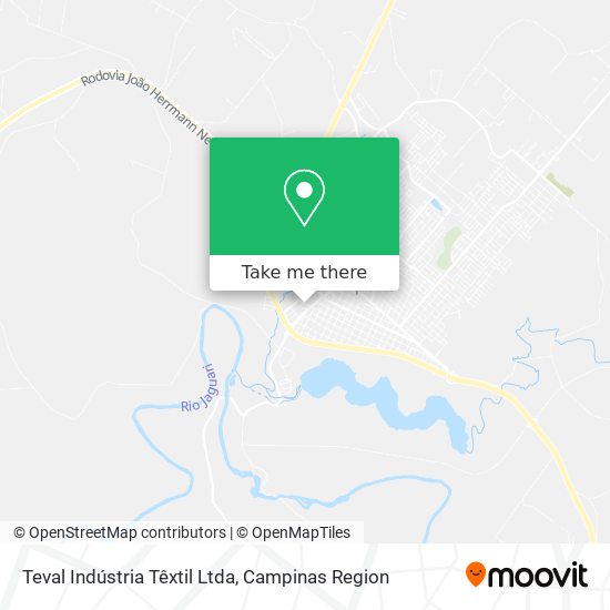 Teval Indústria Têxtil Ltda map