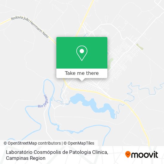 Laboratório Cosmópolis de Patologia Clinica map