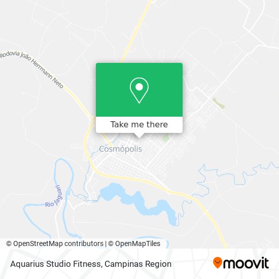 Mapa Aquarius Studio Fitness