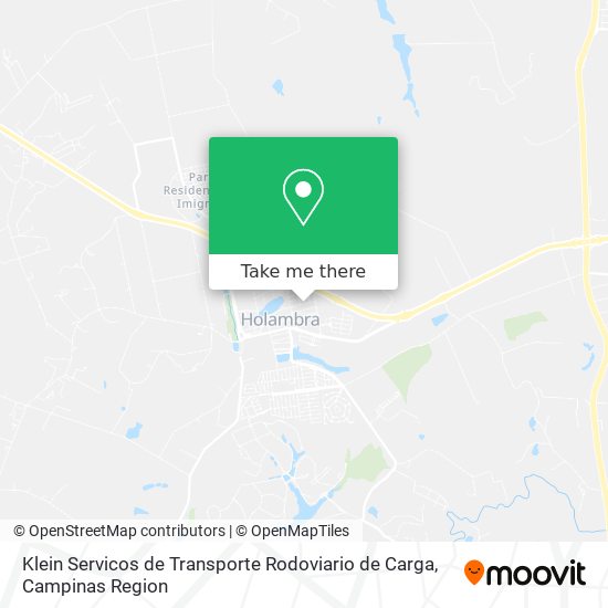 Klein Servicos de Transporte Rodoviario de Carga map