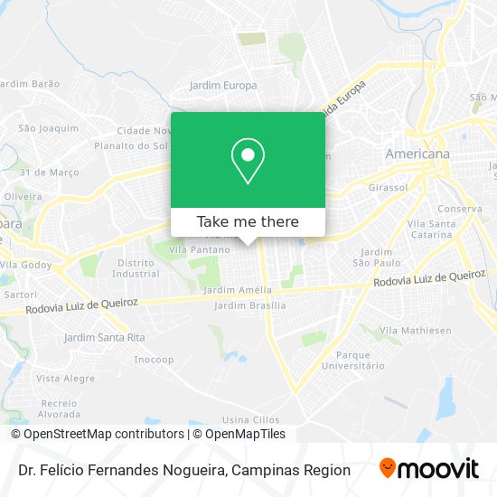 Dr. Felício Fernandes Nogueira map