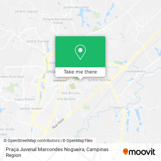 Praça Juvenal Marcondes Nogueira map