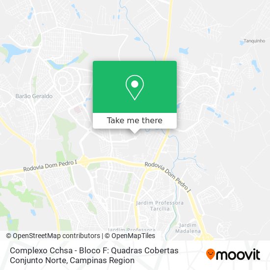 Complexo Cchsa - Bloco F: Quadras Cobertas Conjunto Norte map