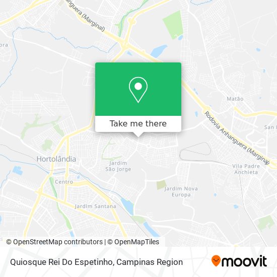 Quiosque Rei Do Espetinho map
