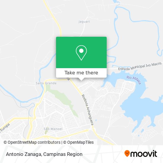 Mapa Antonio Zanaga