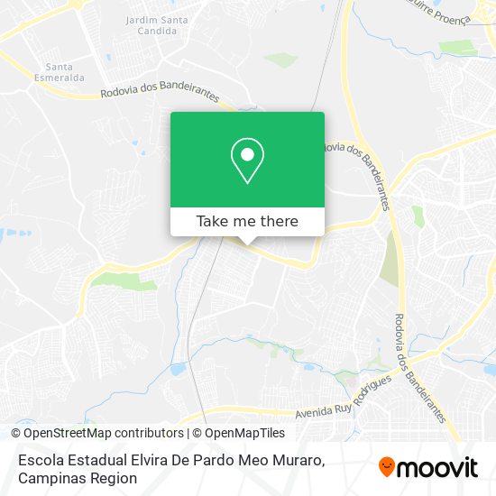 Escola Estadual Elvira De Pardo Meo Muraro map