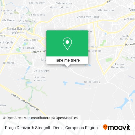 Praça Denizarth Steagall - Denis map